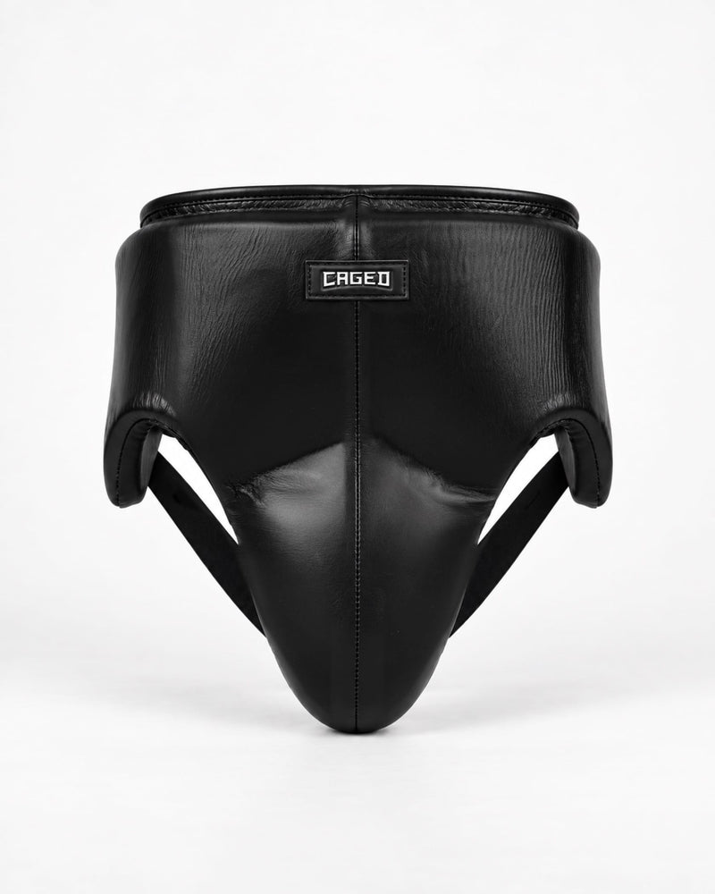 Caged 'X' Series Groin Guard - Black/White