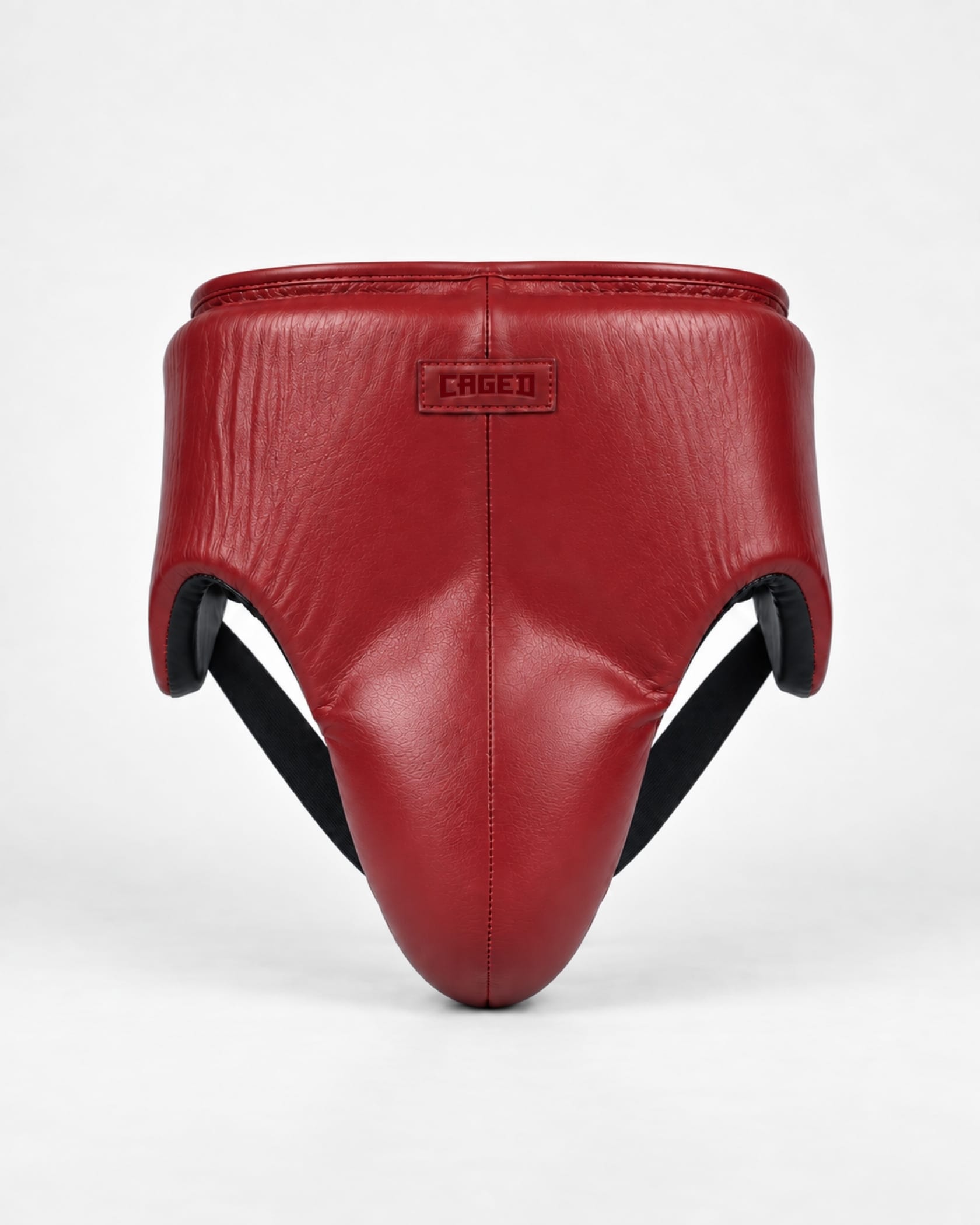 Caged 'X' Series Groin Guard - Burgundy