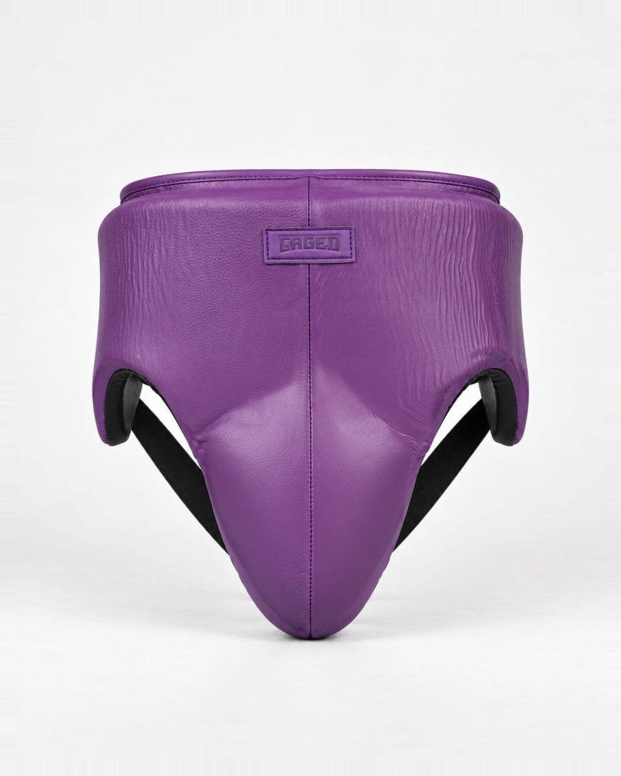 Caged 'X' Series Groin Guard - Purple