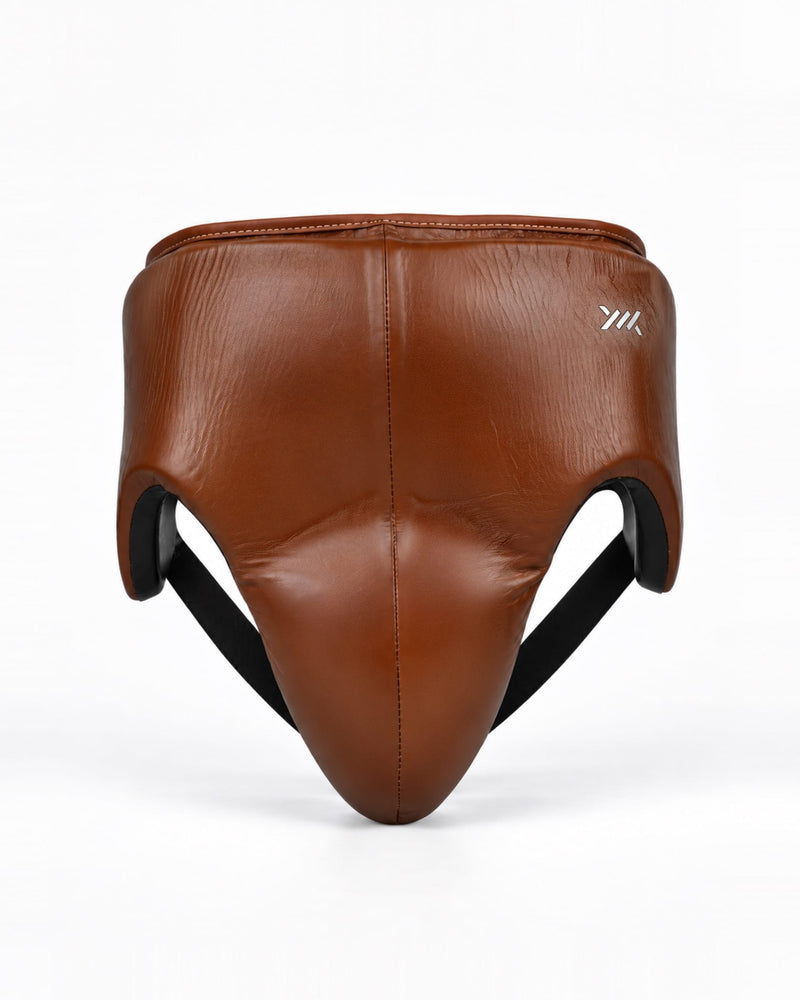 Caged Heritage Groin Guard - Vintage Brown