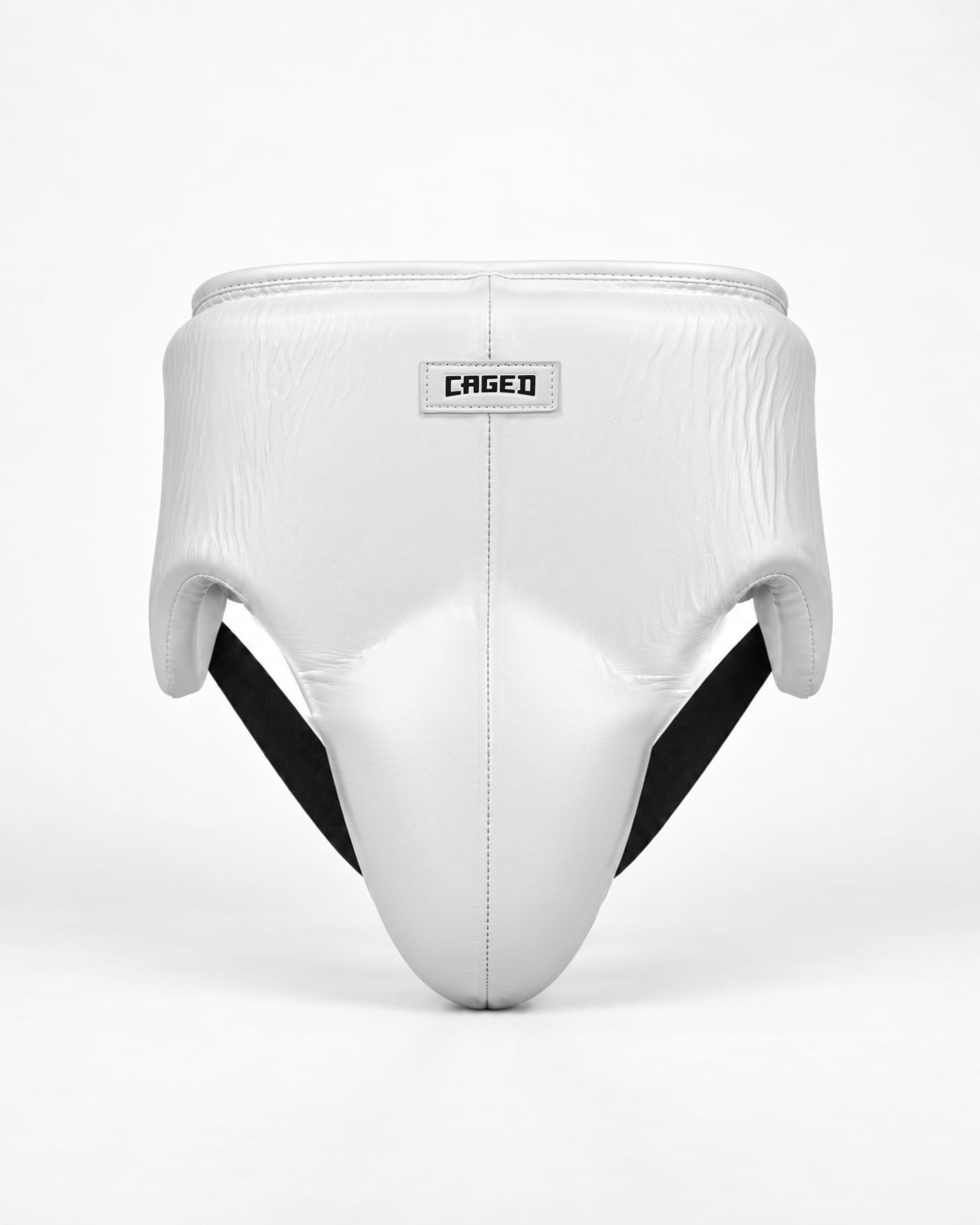 Caged 'X' Series Groin Guard - White/Black