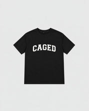 Caged T-Shirt Varsity - Black/White