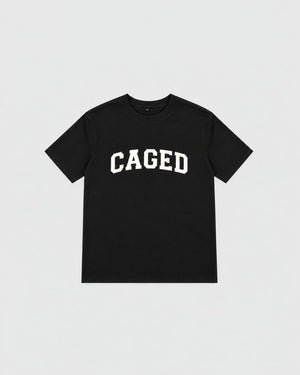 Caged T-Shirt Varsity - Black/White