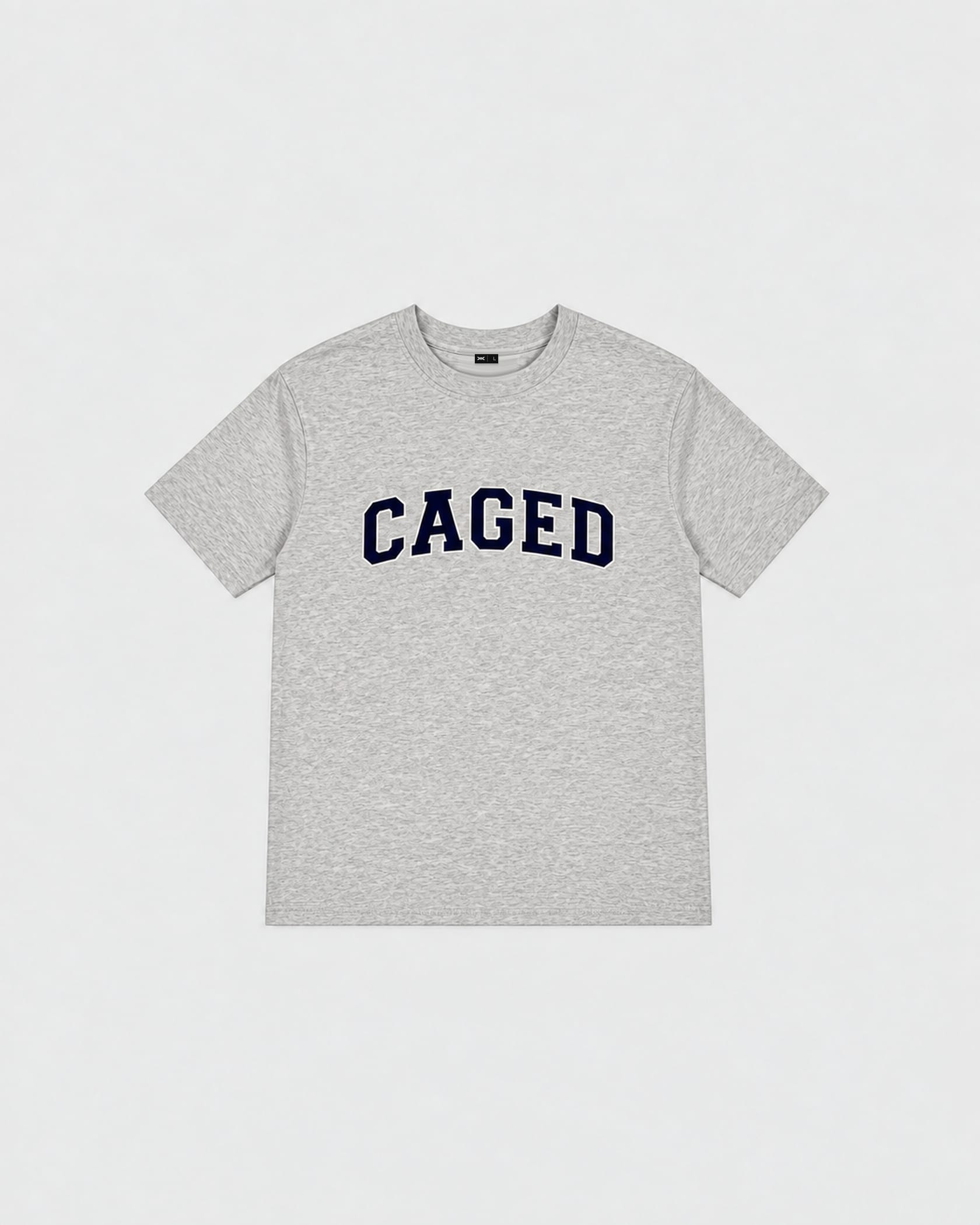 Caged T-Shirt Varsity - Grey Melange