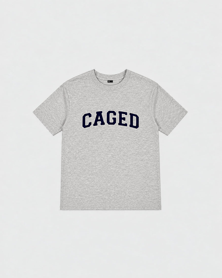 Caged T-Shirt Varsity - Grey Melange