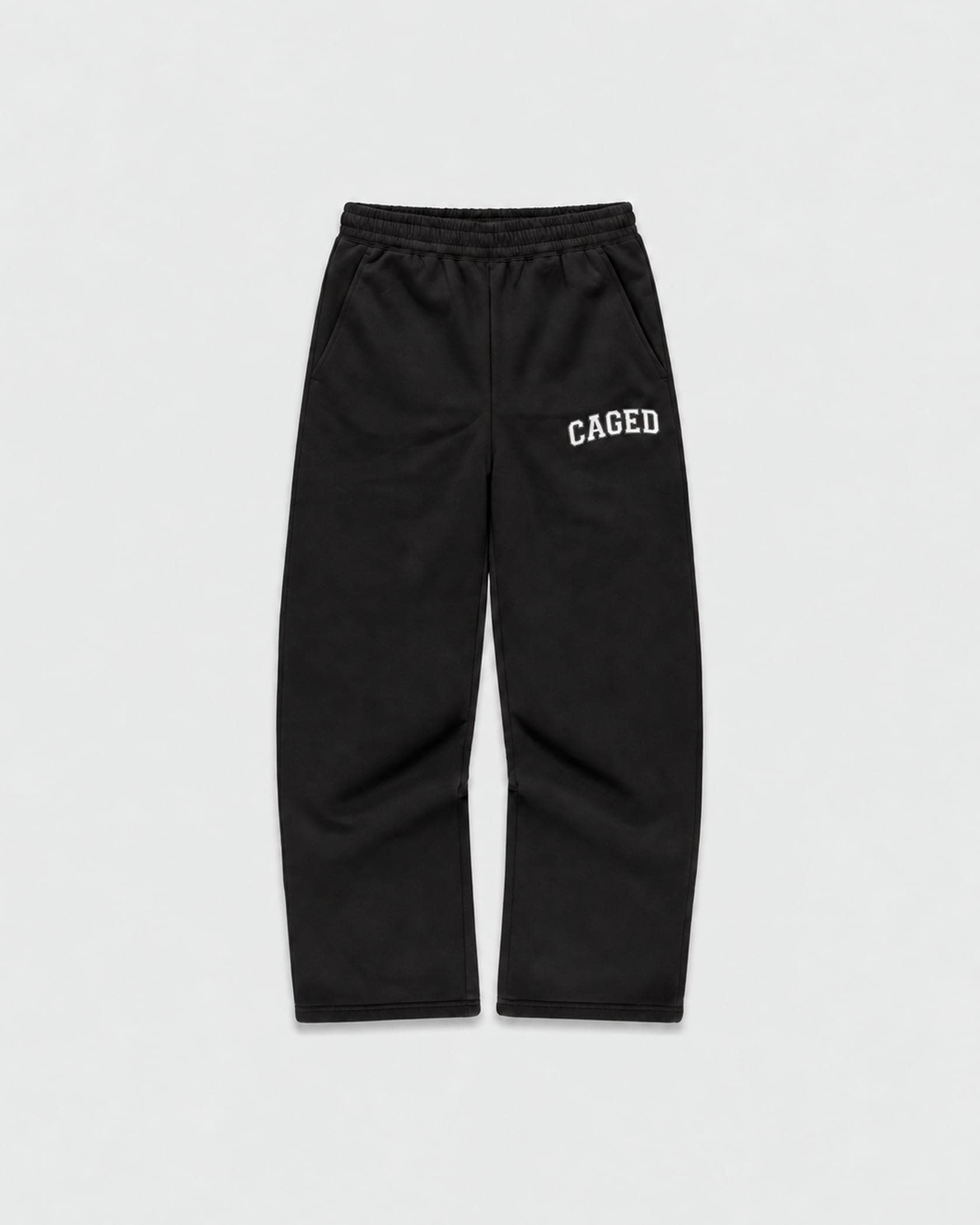 Caged Joggers Varsity - Black/White