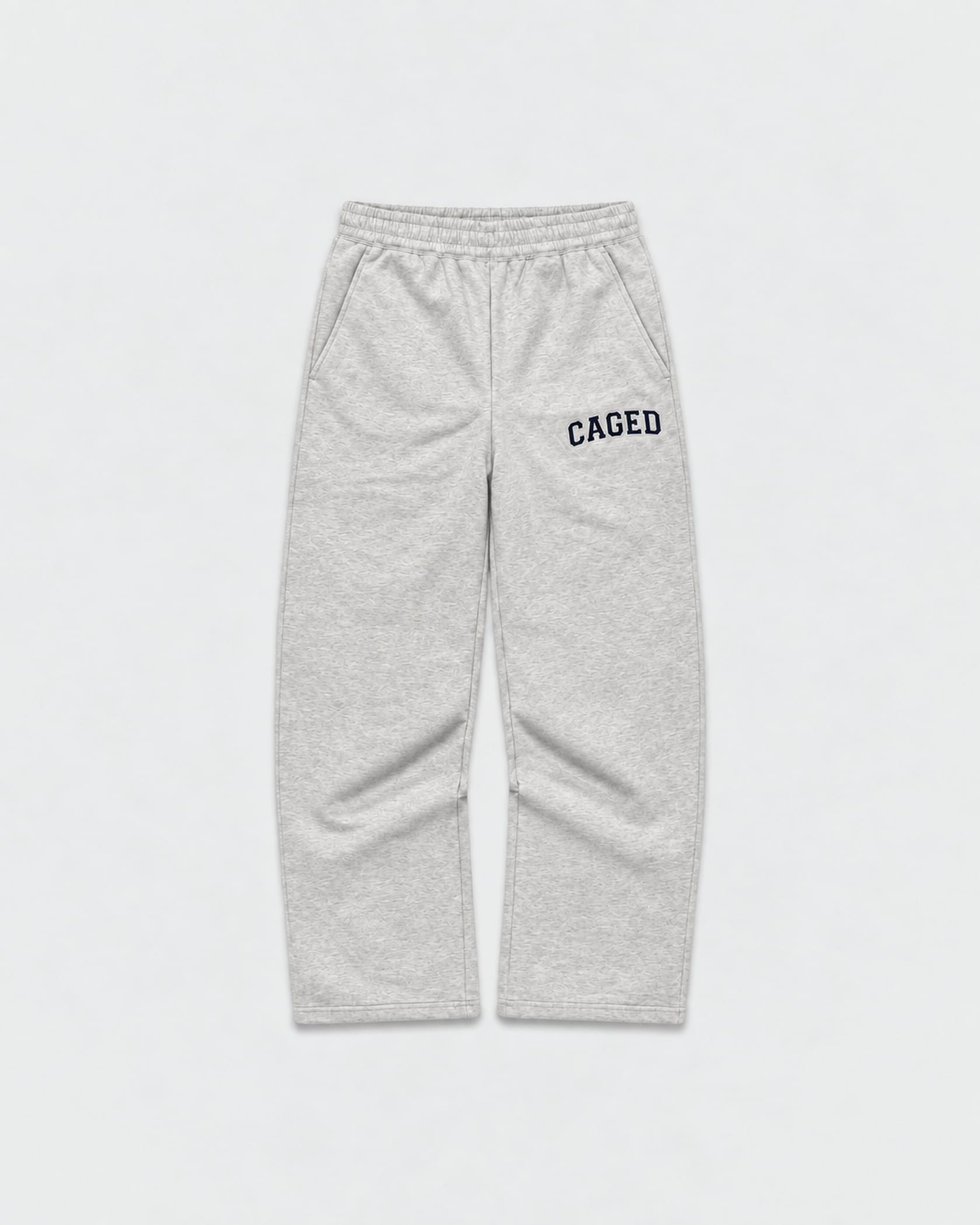 Caged Joggers Varsity - Grey Melange/Navy Blue