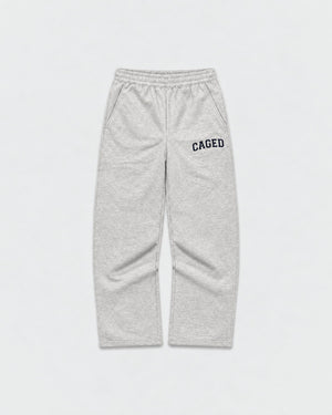 Caged Joggers Varsity - Grey Melange/Navy Blue