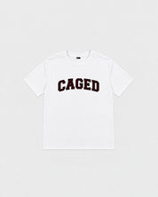 Caged T-Shirt Varsity - White/Red