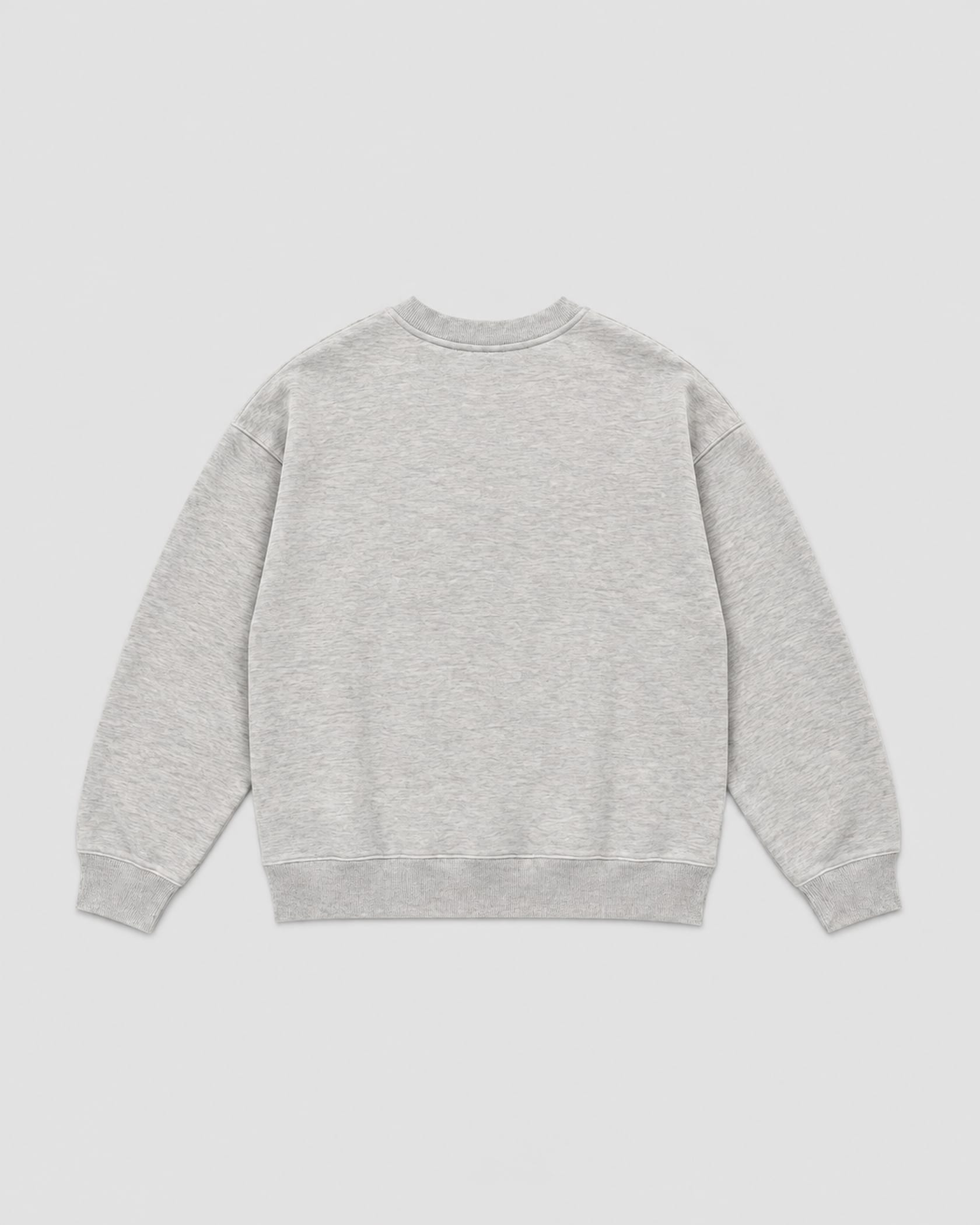 Caged Sweater Varsity - Grey Melange/Navy Blue