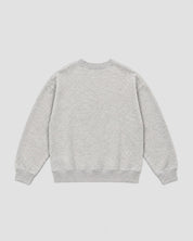 Caged Sweater Varsity - Grey Melange/Navy Blue