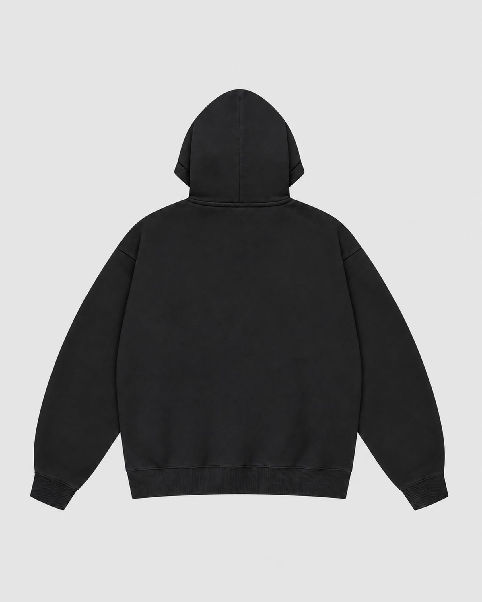 Caged Hoodie Varsity - Black/White