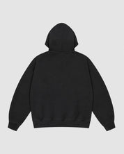 Caged Hoodie Varsity - Black/White
