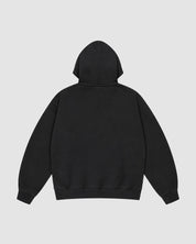 Caged Hoodie Varsity - Black/White
