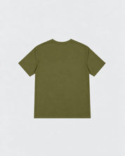 Caged T-Shirt Varsity - Khaki Green/White
