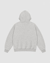 Caged Hoodie Varsity - Grey Melange