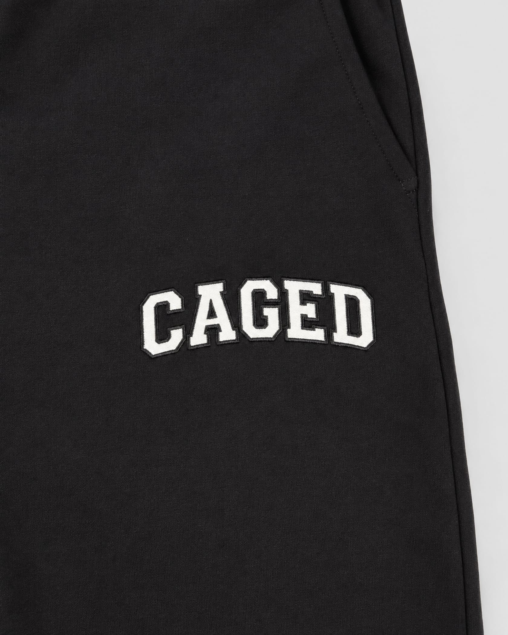 Caged Joggers Varsity - Black/White