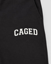 Caged Joggers Varsity - Black/White
