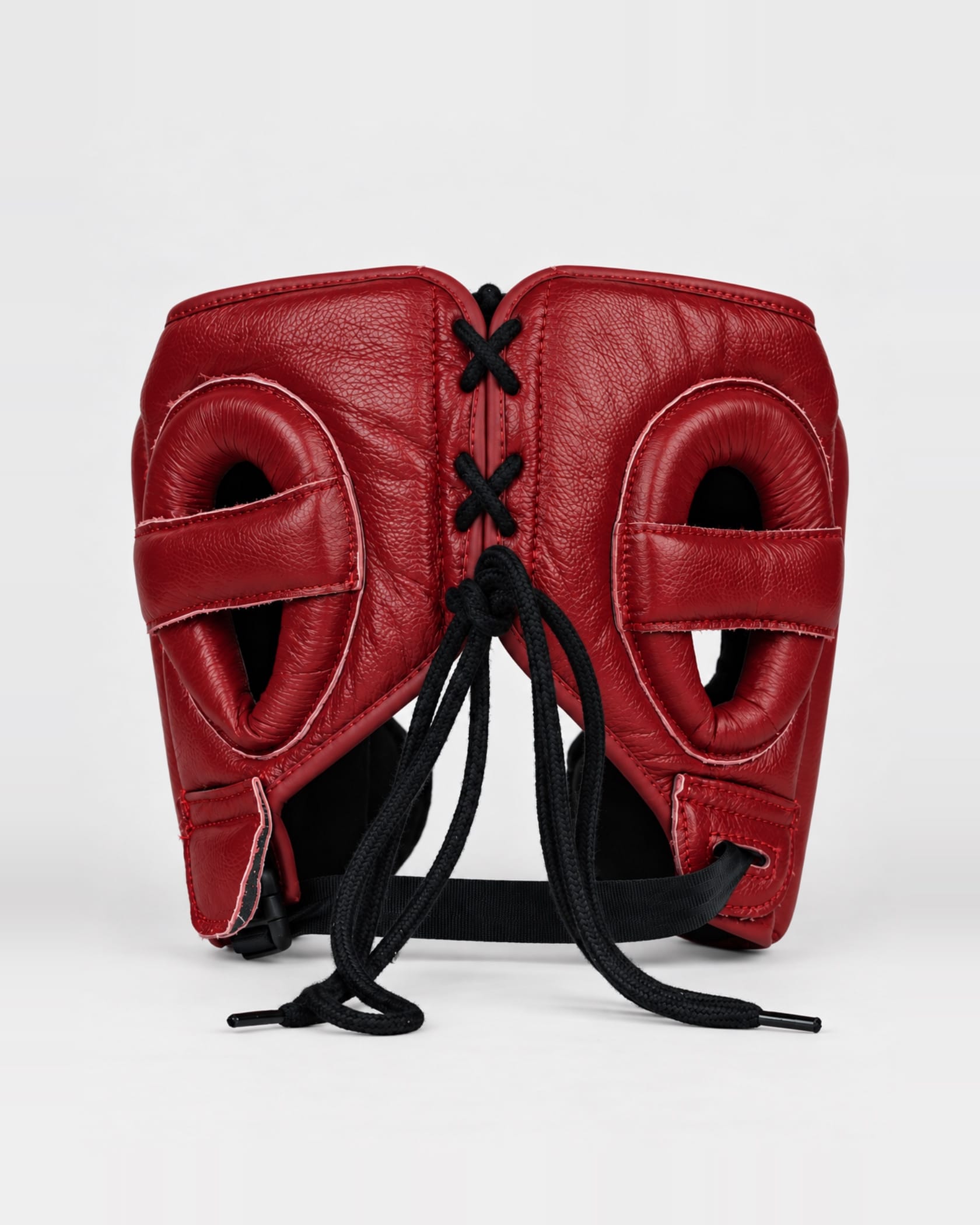 Caged 'X' Series Head Guard - Bordeaux Red/Red