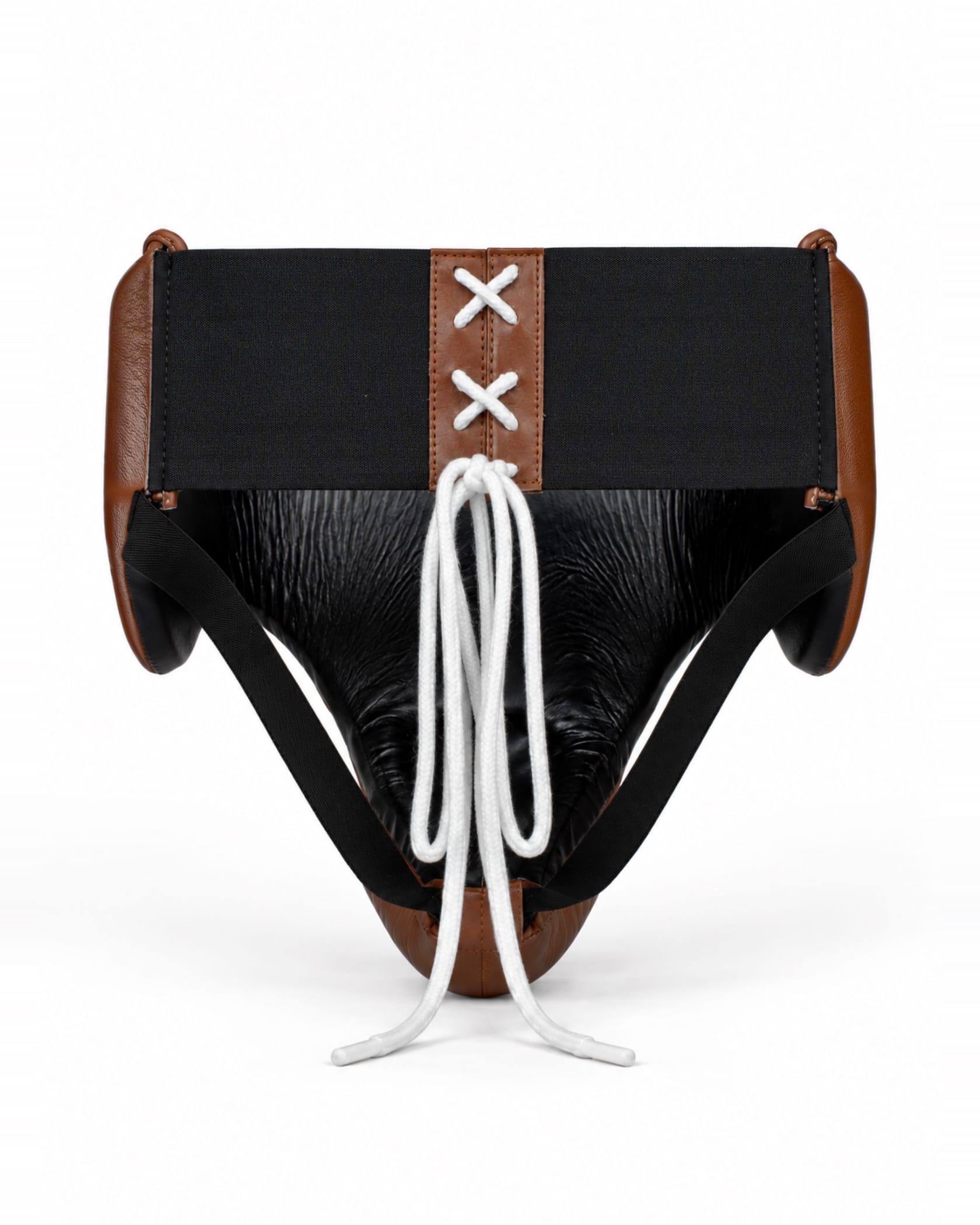 Caged Heritage Groin Guard - Vintage Brown
