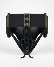 Caged 'X' Series Groin Guard - Khaki Green/Black