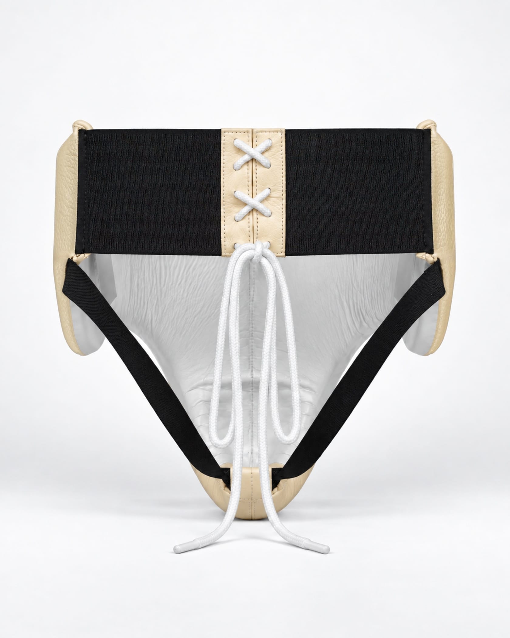 Caged 'X' Series Groin Guard - Cream White