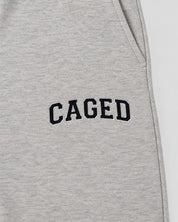 Caged Joggers Varsity - Grey Melange/Navy Blue
