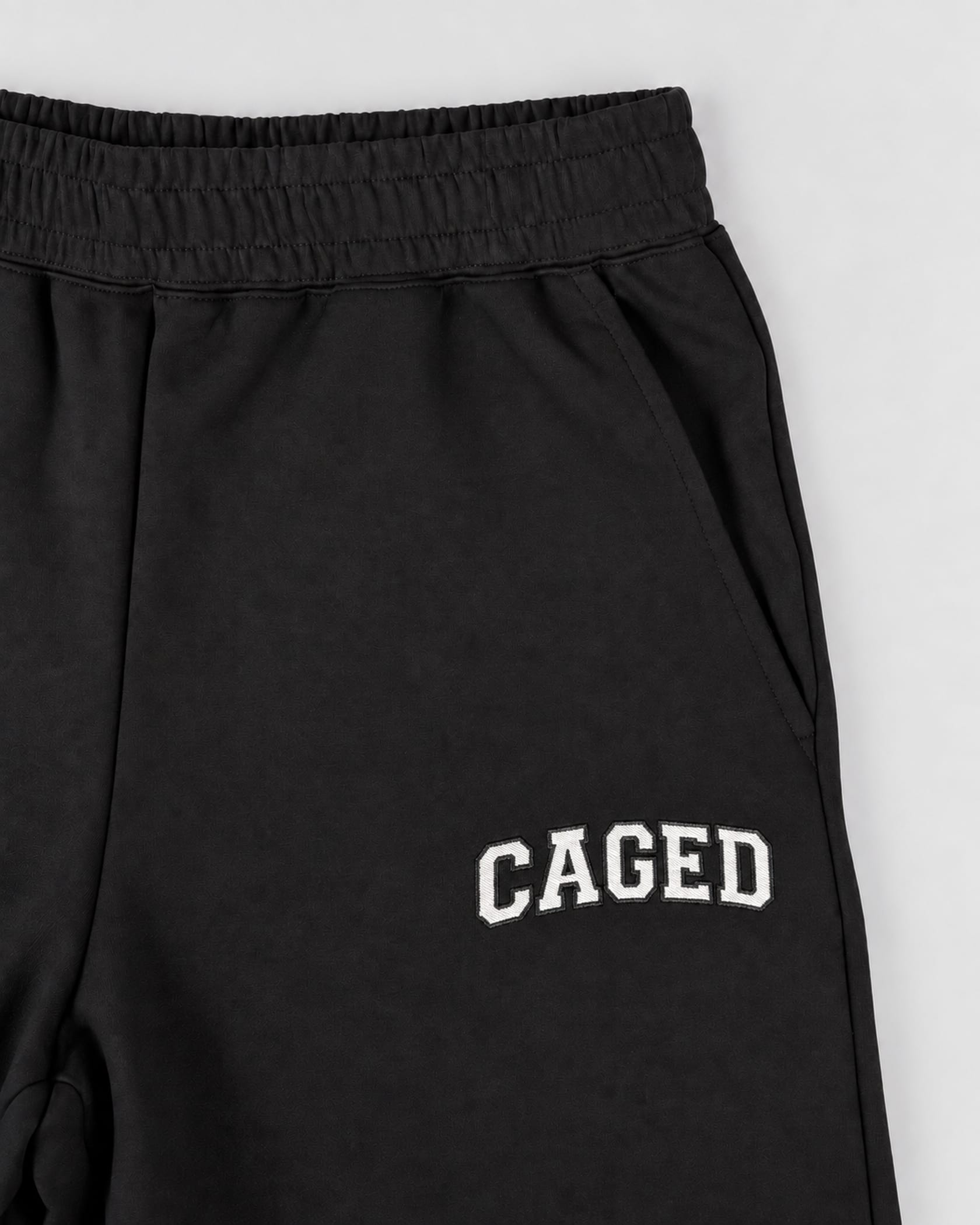Caged Joggers Varsity - Black/White