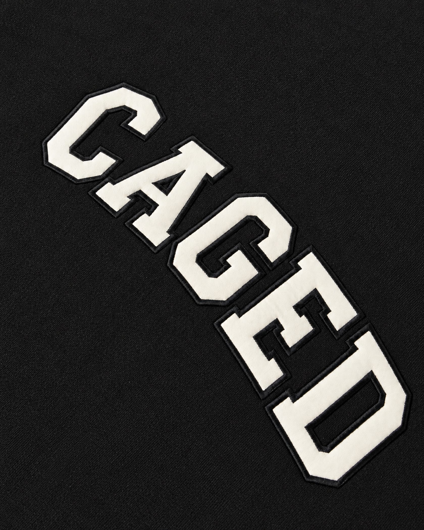 Caged Sweater Varsity - Black/White