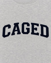 Caged Hoodie Varsity - Grey Melange