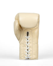 Caged 'X' Series Boxing Gloves Laced - Cream White