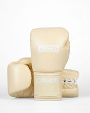 Caged 'X' Series Boxing Gloves Laced - Cream White