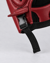 Caged 'X' Series Head Guard - Burgundy/White