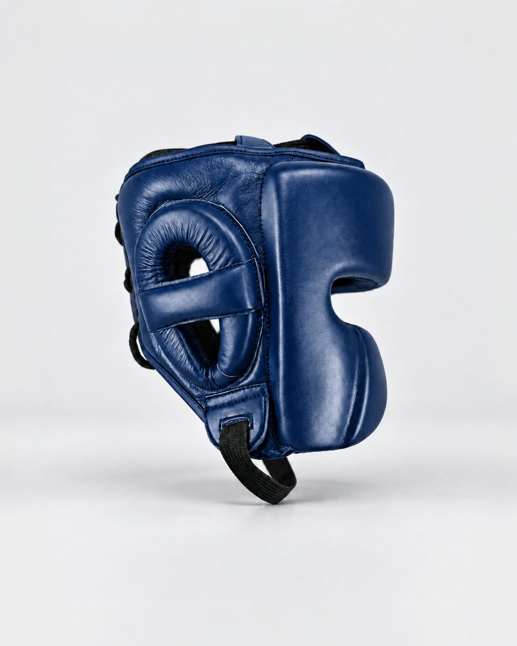 Caged 'X' Series Head Guard - Navy Blue/White