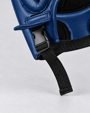 Caged 'X' Series Head Guard - Navy Blue/White